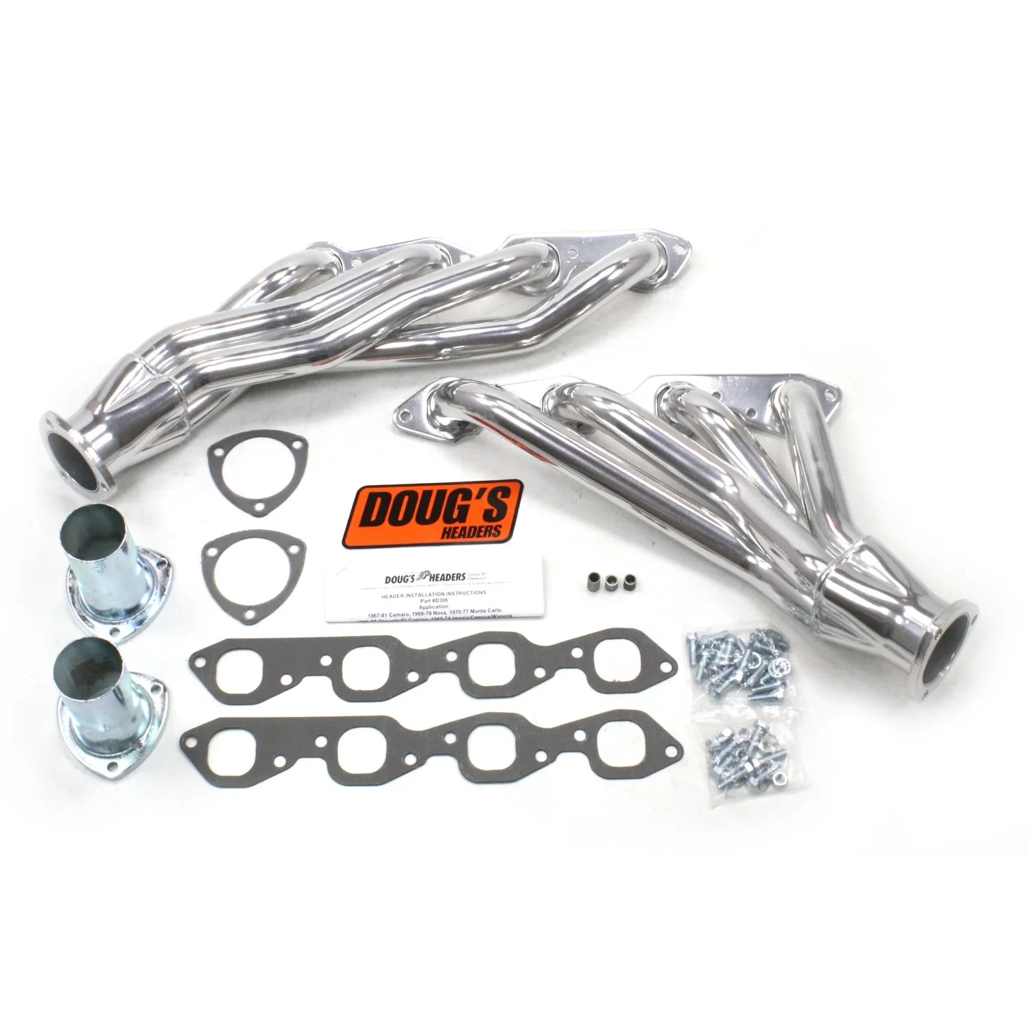 Mid-Length Headers for 64-77 GM F G_A Body 396-502 BBC 1-3_4in Primary D306